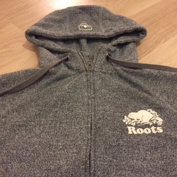 Roots Salt and Pepper Original Full Zip Hoody Size M - Picture 3 of 3